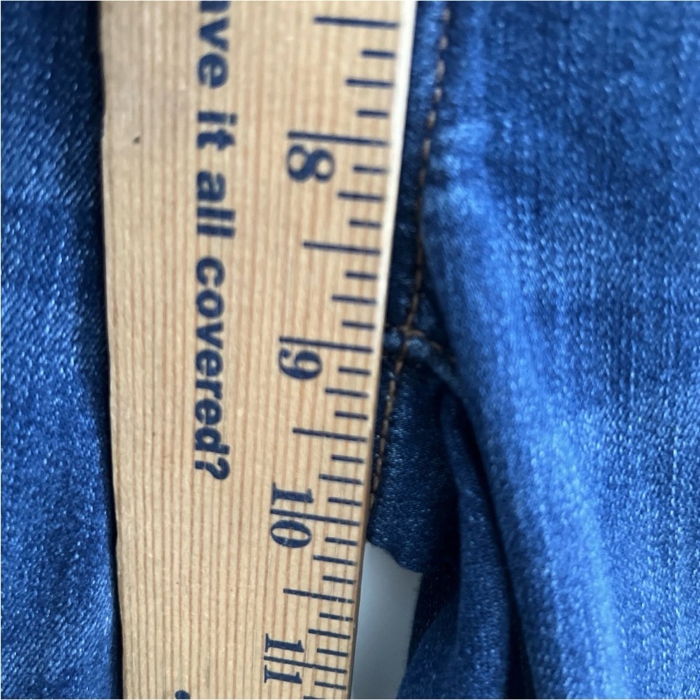 American Eagle Skinny Jeans High-Rise jegging Distressed Blue size 4 short - Picture 10 of 11